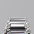 Diamante Naturale Taglio Trapezio 0.38ct VG/EX E VS1 - GIA - 5.92x3.37x2.2mm