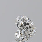 Diamante Naturale Taglio Cuore 0.8ct VG/VG H VVS2 - GIA - 5.43x6.41x3.96mm