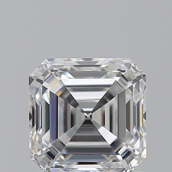 Diamante Taglio Smeraldo Quadrato 1.1ct VG/EX E VS1 - GIA - 5.67x5.63x3.77mm