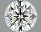 Diamante Naturale Taglio Brillante 0.5ct VG/VG/EX J VS1 - GIA - 5.0x4.94x3.16mm
