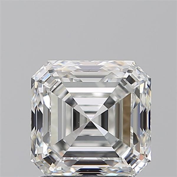Diamante Naturale Taglio Asscher 1.71ct EX/EX F VS1 - GIA - 6.59x6.44x4.35mm