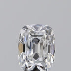 Diamante Naturale Taglio Old Miner 0.96ct EX/EX D VS1 - GIA - 6.6x5.05x3.49mm
