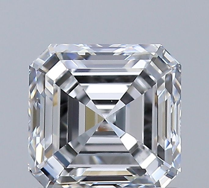 Diamante Taglio Smeraldo Quadrato 0.8ct VG/EX E VS1 - GIA - 5.11x4.97x3.3mm