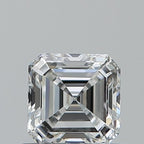 Diamante Naturale Taglio Asscher 0.7ct G/VG E VVS1 - GIA - 4.99x4.98x3.16mm