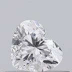 Diamante Naturale Taglio Cuore 0.27ct G/G F VS1 - GIA - 3.83x4.5x2.77mm