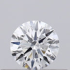 Diamante Naturale Taglio Brillante 0.23ct 3EX D VS1 - GIA - 3.89x3.92x2.42mm