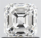 Diamante Taglio Smeraldo Quadrato 0.82ct EX/EX H VVS1 - GIA - 4.99x4.89x3.46mm