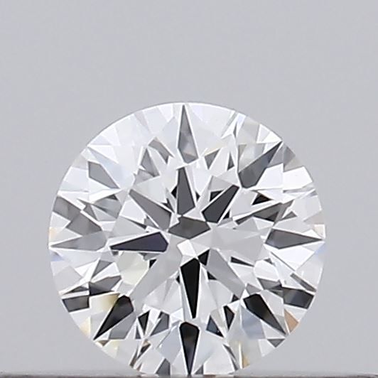 Diamante Naturale Taglio Brillante 0.18ct EX/VG/VG E IF - GIA - 3.66x3.67x2.24mm