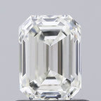 Diamante Naturale Taglio Smeraldo 0.9ct EX/EX H VVS2 - IGI - 6.25x4.5x3.13mm