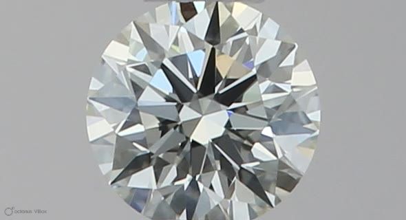 Diamante Naturale Taglio Brillante 0.24ct 3EX J VS1 - GIA - 4.03x4.0x2.48mm
