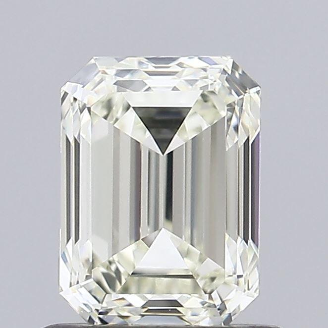 Diamante Naturale Taglio Smeraldo 0.9ct EX/EX J VVS1 - IGI - 6.16x4.51x3.16mm
