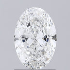 Diamante Naturale Taglio Ovale 0.9ct EX/EX E VVS1 - IGI - 7.97x5.38x3.07mm