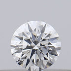Diamante Taglio Brillante 0.15ct EX/VG/VG D VVS1 - GIA - 3.38x3.39x2.12mm