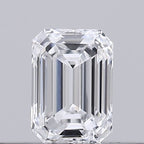Diamante Naturale Taglio Smeraldo 0.19ct G/VG D VVS2 - GIA - 3.87x2.73x1.86mm