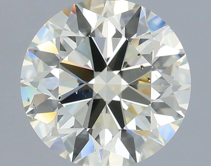 Diamante Naturale Taglio Brillante 1.61ct 3EX J VS2 - IGI - 7.42x7.48x4.67mm