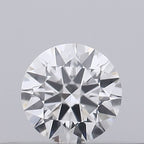 Diamante Taglio Brillante 0.15ct EX/EX/VG E VVS1 - GIA - 3.44x3.46x2.08mm