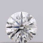 Diamante Taglio Brillante 0.15ct EX/VG/EX E VVS1 - GIA - 3.38x3.4x2.13mm