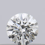 Diamante Taglio Brillante 0.15ct EX/VG/EX J VVS1 - GIA - 3.39x3.41x2.14mm