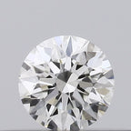 Diamante Naturale Taglio Brillante 0.15ct 3EX J VVS2 - GIA - 3.38x3.4x2.12mm