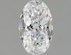 Diamante Naturale Taglio Ovale 0.8ct EX/VG D VS2 - GIA - 8.07x4.87x3.12mm