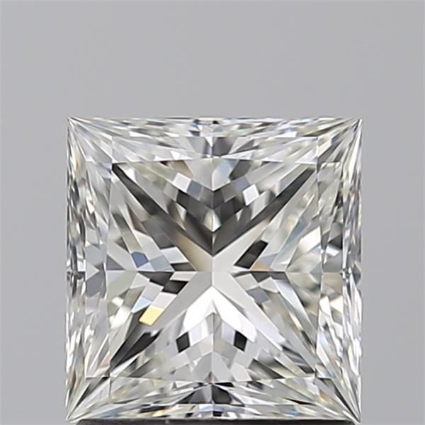 Diamante Naturale Taglio Princess 1.5ct EX/EX J VVS2 - GIA - 6.5x6.28x4.61mm