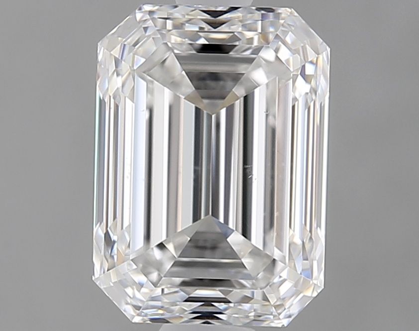 Diamante Naturale Taglio Smeraldo 1.5ct VG/EX F VS1 - GIA - 7.31x5.33x3.72mm