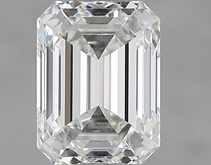 Diamante Naturale Taglio Smeraldo 0.9ct VG/VG F VVS1 - IGI - 6.09x4.59x3.21mm