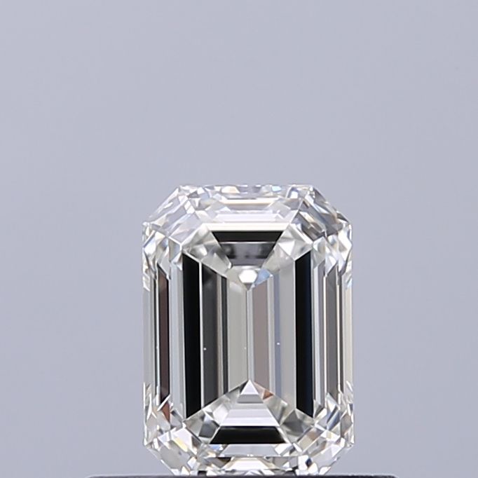 Diamante Naturale Taglio Smeraldo 0.51ct EX/EX F VS1 - IGI - 5.4x3.79x2.54mm