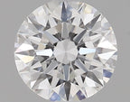 Diamante Naturale Taglio Brillante 0.37ct 3EX E VS1 - GIA - 4.64x4.6x2.85mm