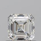 Diamante Naturale Taglio Asscher 0.71ct VG/VG I VVS1 - GIA - 4.89x4.76x3.26mm