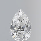 Diamante Naturale Taglio Goccia 0.5ct VG/EX E VVS1 - GIA - 6.83x4.34x2.76mm