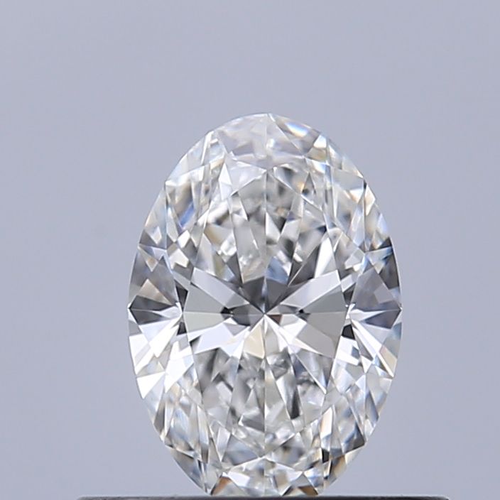 Diamante Naturale Taglio Ovale 0.43ct EX/EX E VVS2 - GIA - 6.28x4.29x2.59mm