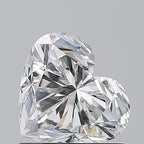 Diamante Naturale Taglio Cuore 1.01ct EX/EX G VVS2 - GIA - 5.99x6.87x4.32mm