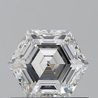 Diamante Naturale Taglio Esagonale 0.73ct EX/EX H VS1 - GIA - 6.07x5.11x3.35mm