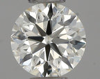 Diamante Naturale Taglio Brillante 0.37ct 3EX J VVS1 - IGI - 4.55x4.57x2.87mm