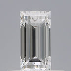 Diamante Naturale Taglio Baguette 0.5ct VG/EX E VVS1 - GIA - 6.41x3.22x2.41mm