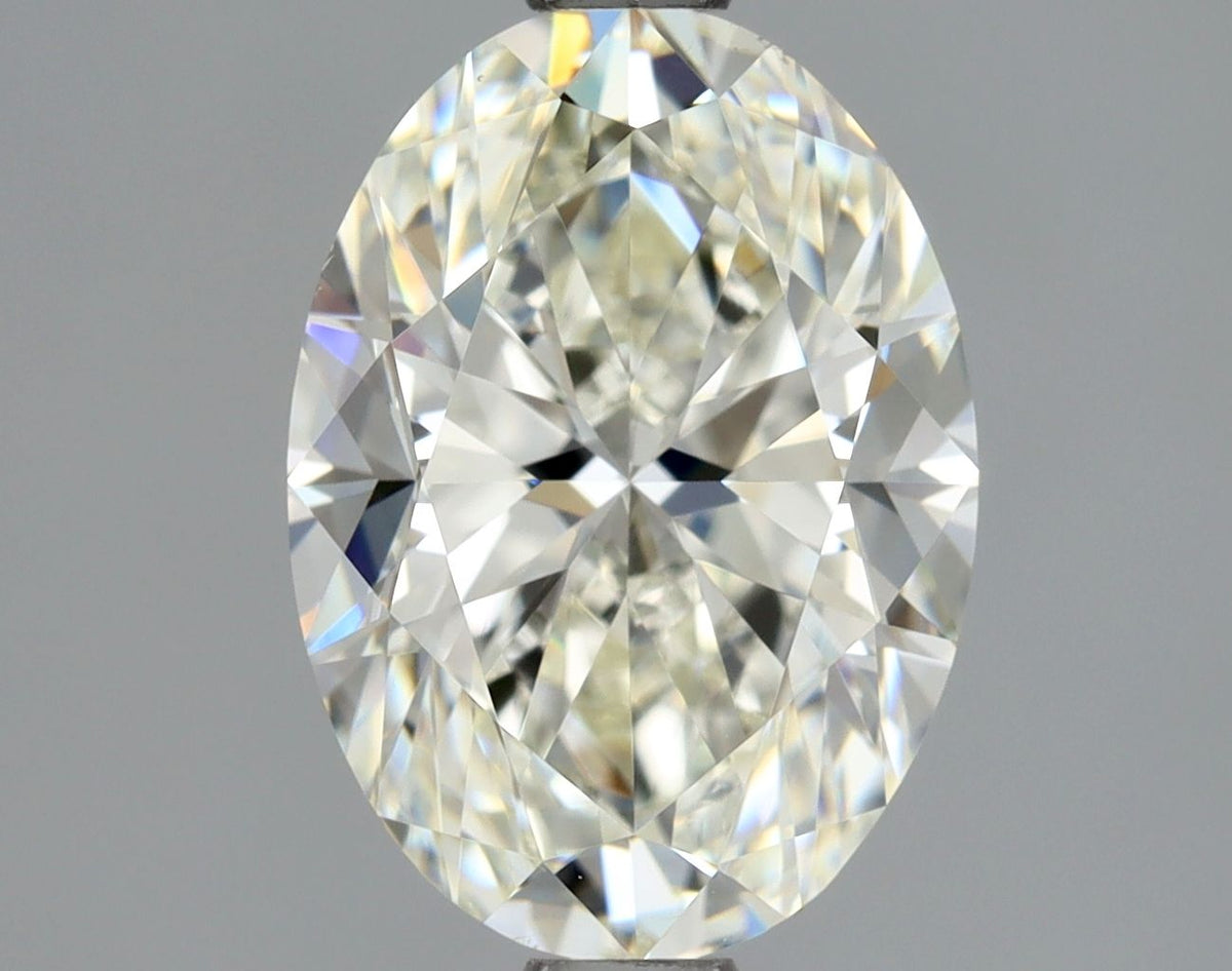 Diamante Naturale Taglio Ovale 1.8ct VG/EX J VS2 - GIA - 9.3x6.66x4.32mm