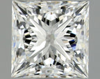 Diamante Naturale Taglio Princess 1.01ct EX/EX H VS2 - GIA - 5.38x5.37x3.95mm