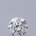 Diamante Naturale Taglio Brillante 0.35ct 3EX H IF - GIA - 4.51x4.53x2.82mm