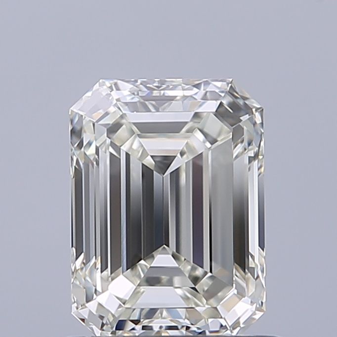 Diamante Naturale Taglio Smeraldo 0.9ct VG/EX J VVS1 - GIA - 6.29x4.63x3.19mm