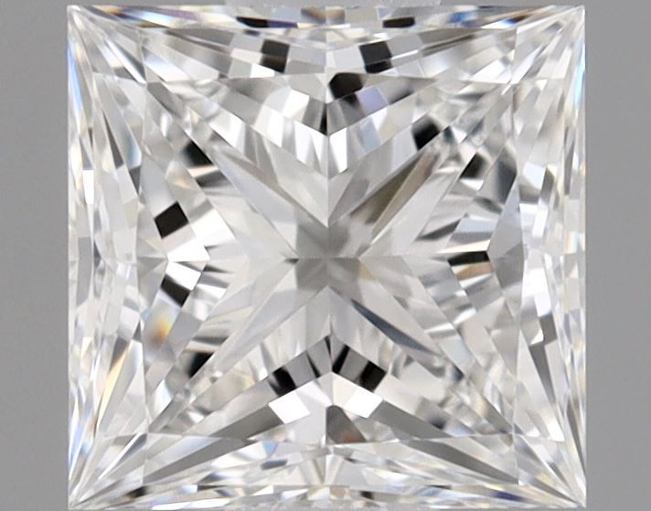 Diamante Naturale Taglio Princess 0.5ct VG/EX E VVS2 - GIA - 4.5x4.39x2.92mm