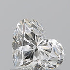 Diamante Naturale Taglio Cuore 0.7ct VG/EX I VVS1 - GIA - 5.16x6.15x3.92mm