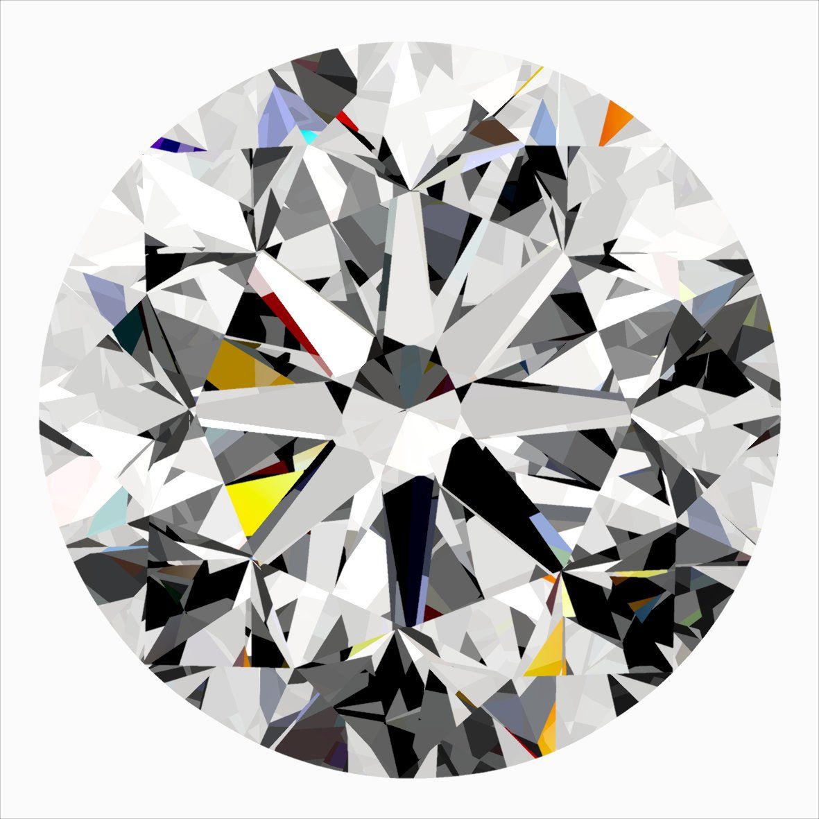 Diamante Naturale Taglio Brillante 0.3ct G/VG/EX G VVS1 - IGI - 4.13x4.17x2.71mm