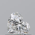 Diamante Naturale Taglio Cuore 0.5ct VG/EX H VVS2 - GIA - 4.67x5.31x3.39mm