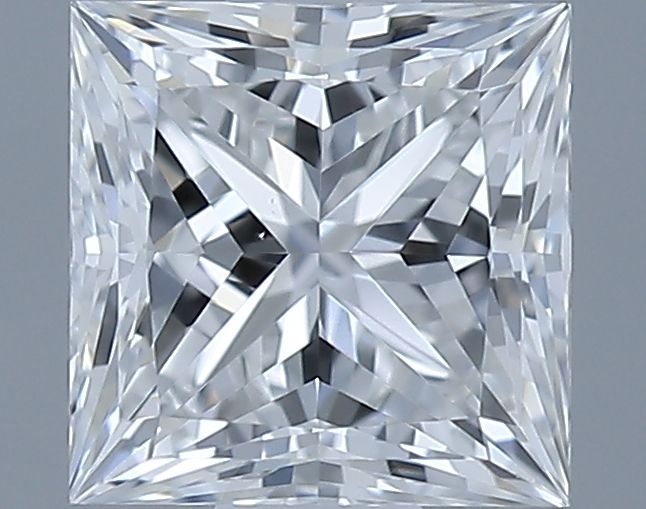 Diamante Naturale Taglio Princess 0.51ct VG/EX F VS2 - GIA - 4.34x4.33x3.14mm