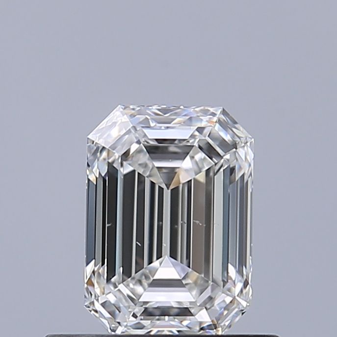 Diamante Naturale Taglio Smeraldo 0.62ct VG/EX F VS2 - GIA - 5.72x4.08x2.74mm