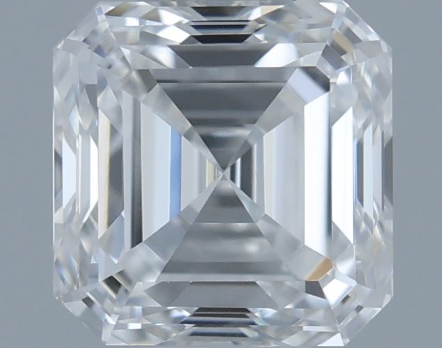 Diamante Naturale Taglio Asscher 0.5ct VG/VG F VVS1 - GIA - 4.34x4.24x2.93mm