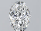 Diamante Naturale Taglio Ovale 0.93ct EX/EX F VS1 - GIA - 7.87x5.41x3.41mm