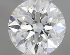 Diamante Naturale Taglio Brillante 0.46ct 3EX H VVS2 - GIA - 4.91x4.94x3.12mm