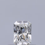 Diamante Naturale Taglio Radiant 0.32ct EX/EX D IF - GIA - 4.75x3.39x2.29mm